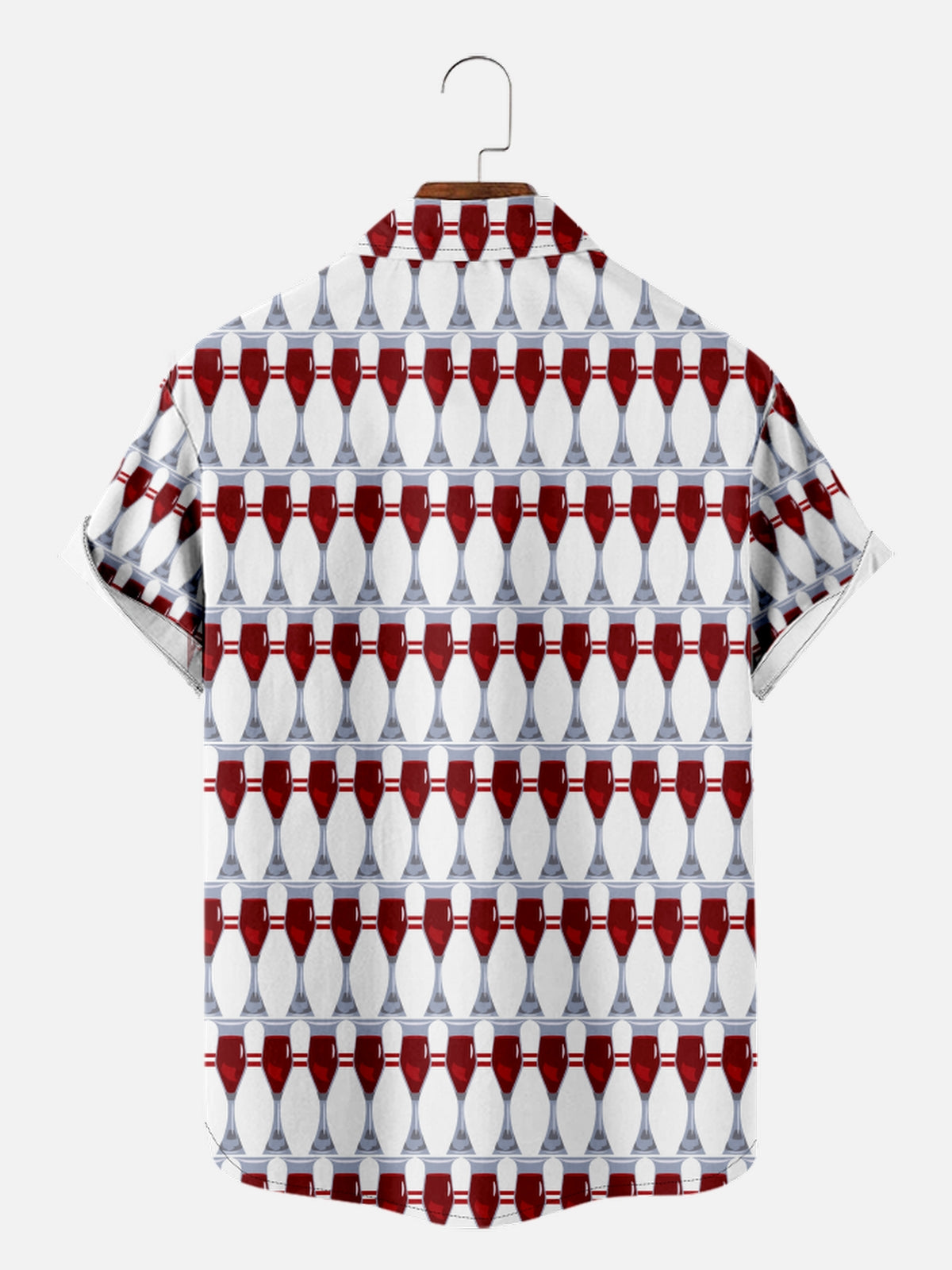 Men's Are Those Wine Glasses or Bowling Pins All Over Print Short Sleeve Shirt, mens short sleeve shirts¡ê?big and tall mens shirts¡ê?short sleeve shirts for men¡ê?mens 4xl shirts¡ê?casual short sleeve shirts