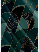 Men's Green Art Deco Great Gatsby Inspired Short Sleeve Shirt, mens short sleeve shirts¡ê?big and tall mens shirts¡ê?short sleeve shirts for men¡ê?mens 4xl shirts¡ê?casual short sleeve shirts