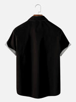 Men's Pinstripe Inspired Hot Rod Basic Every Day Short Sleeve Shirt ElevenOasis