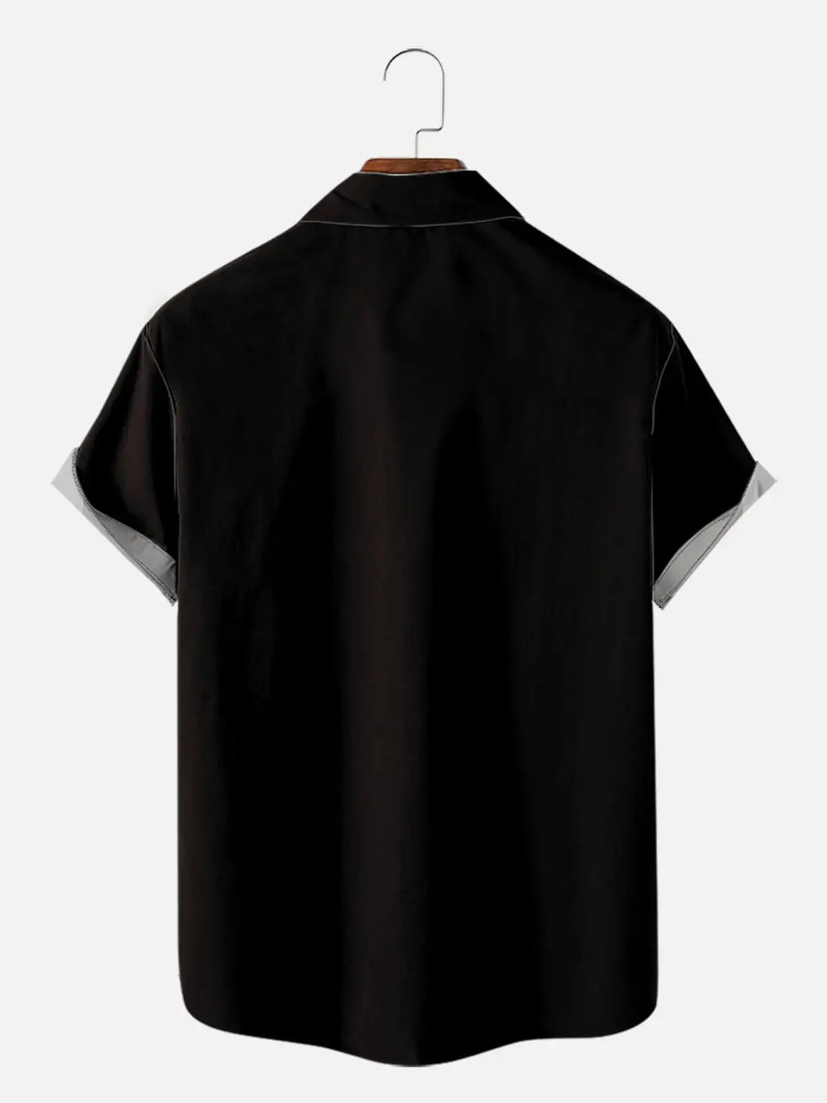 Men's Pinstripe Inspired Hot Rod Basic Every Day Short Sleeve Shirt ElevenOasis