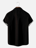 Men's Racing Stripe Geometric Short Sleeve Shirt Eleven Oasis