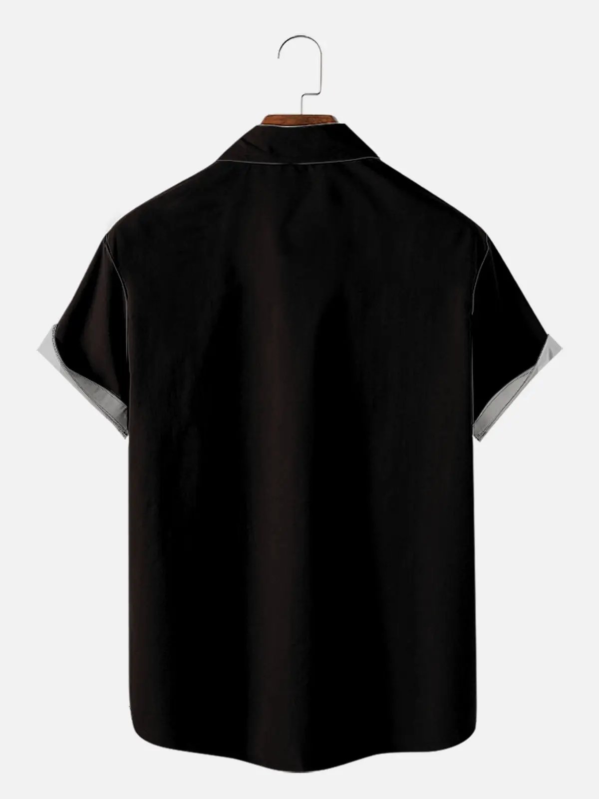 Men's Racing Stripe Geometric Short Sleeve Shirt Eleven Oasis