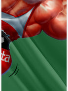 Men's Muscular Santa Christmas Short Sleeve Shirt Eleven Oasis