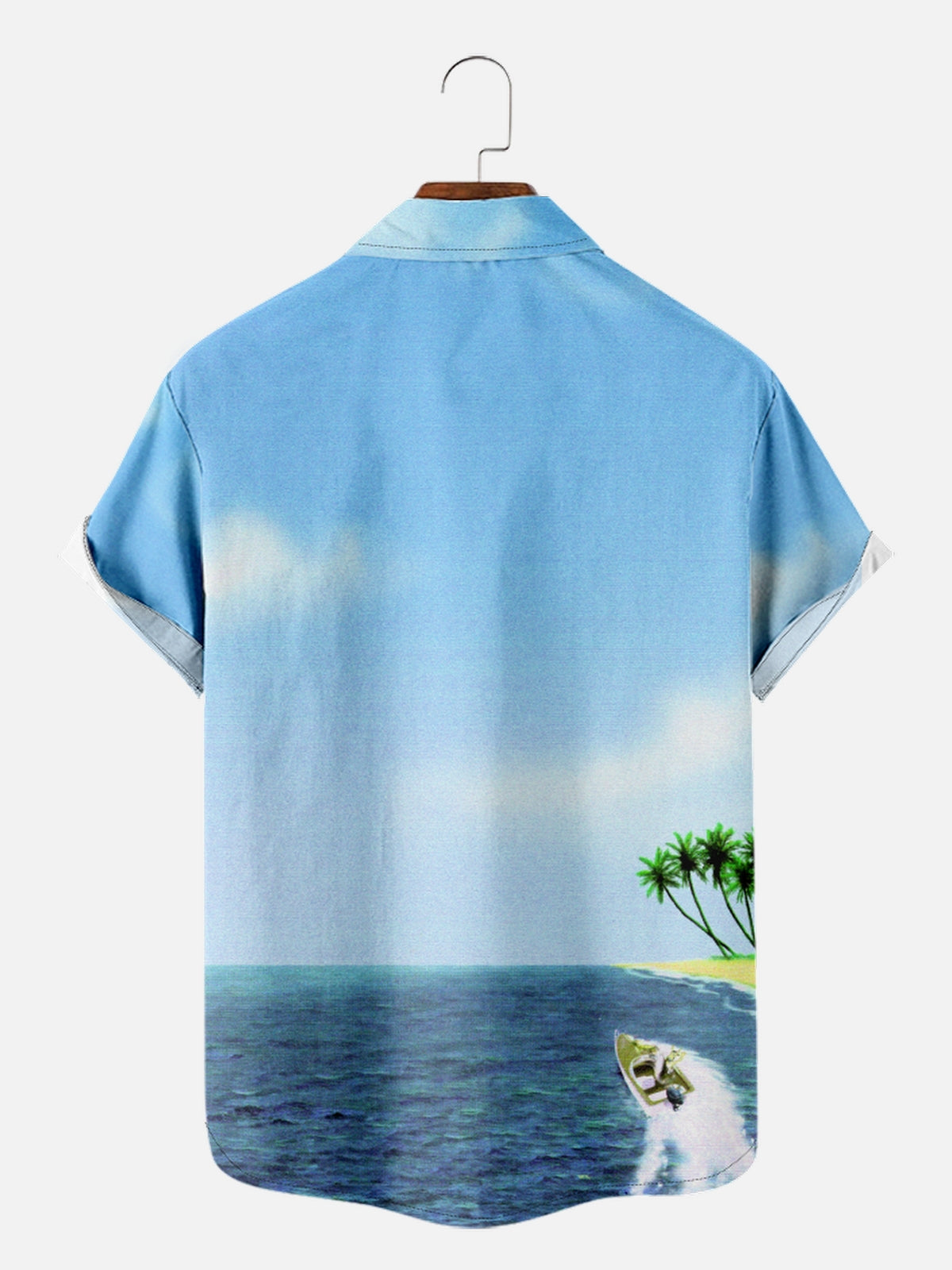 Men's Santa Parasailing with Merry Christmas on his Underwear Short Sleeve Shirt Eleven Oasis