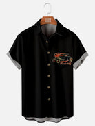 Tall Men's Hot Rod Rockabilly Short Sleeve Shirt Eleven Oasis