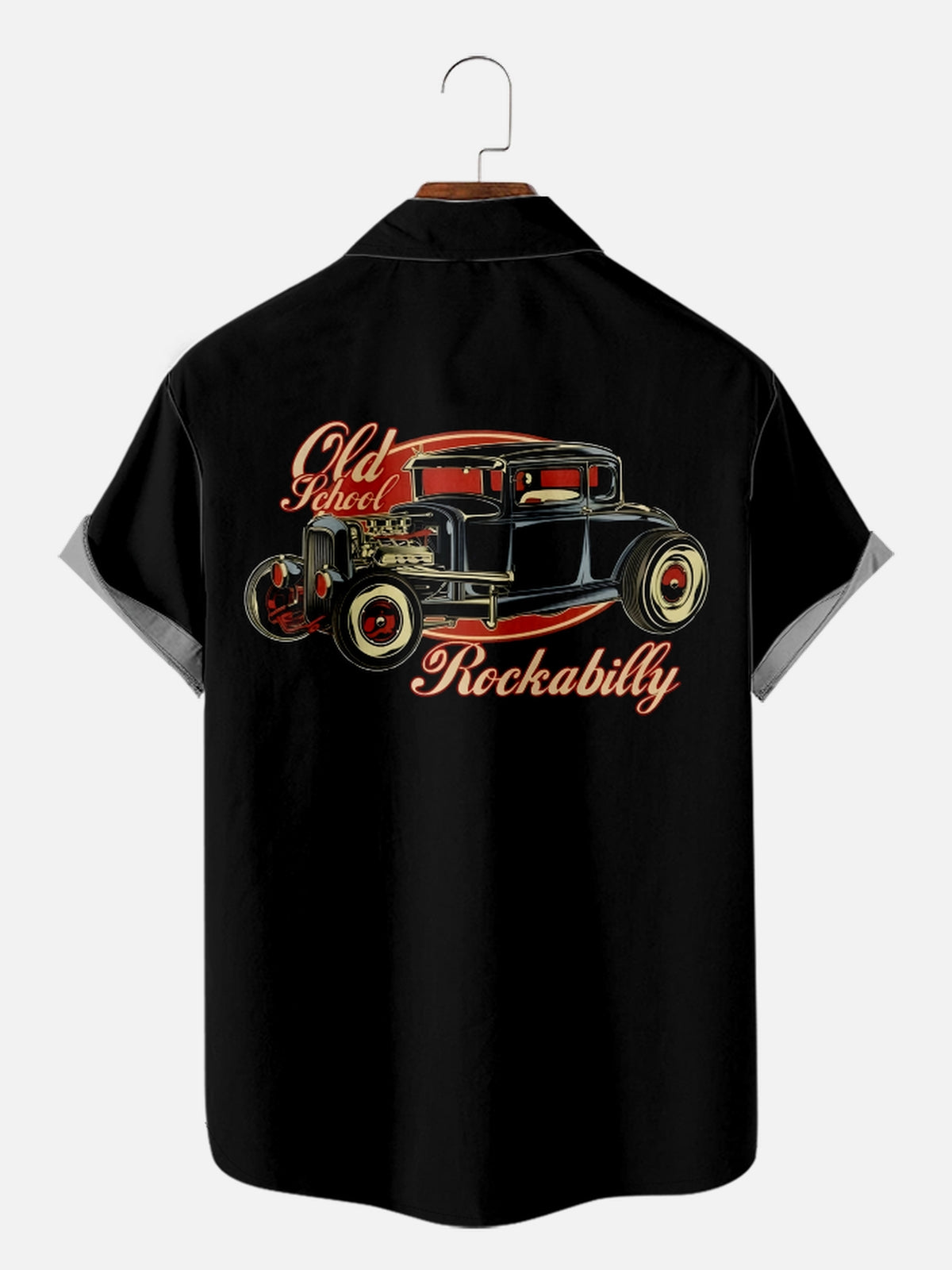 Men's Hot Rod Rockabilly Short Sleeve Shirt Eleven Oasis