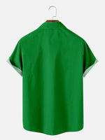 Men's ET Crocodile Dresses Up as a Reindeer to Deliver Presents Short Sleeve Shirt Eleven Oasis