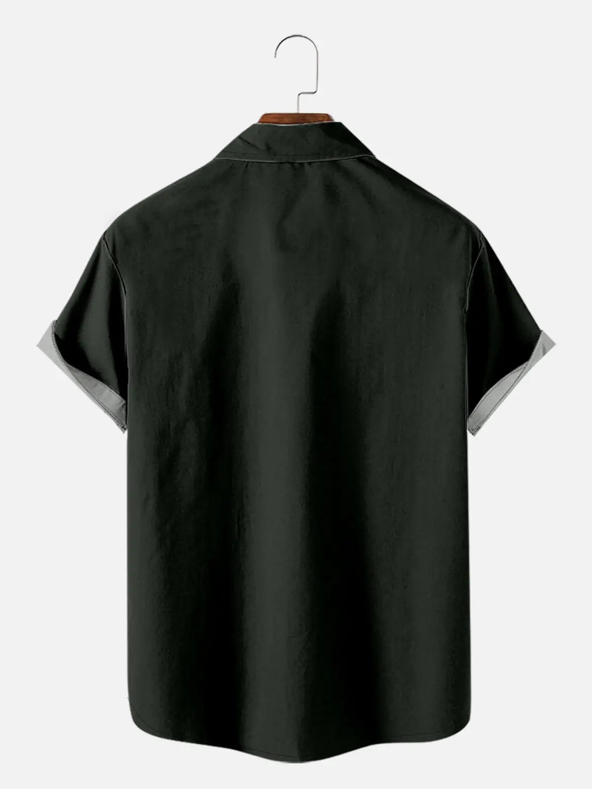 Men's Vertical Stripe Casual Short Sleeve Shirt Eleven Oasis