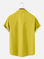 Automotive Stripe Short Sleeve Shirt ElevenOasis