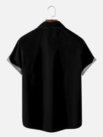 Men's Art Deco Geometric Bowling Short Sleeve Shirt Eleven Oasis