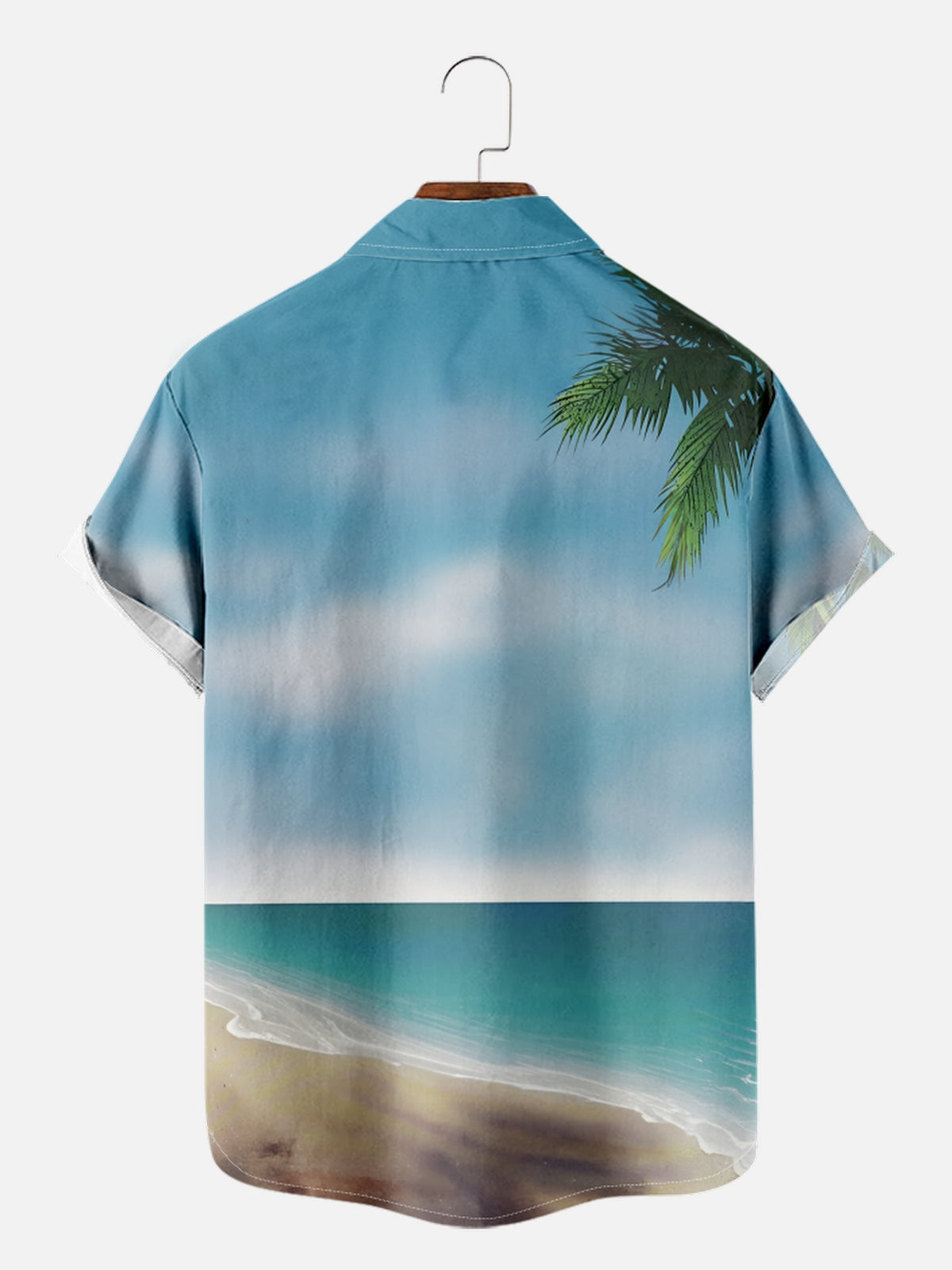 Men's Christmas Surfboard Cow Short Sleeve Shirt Eleven Oasis