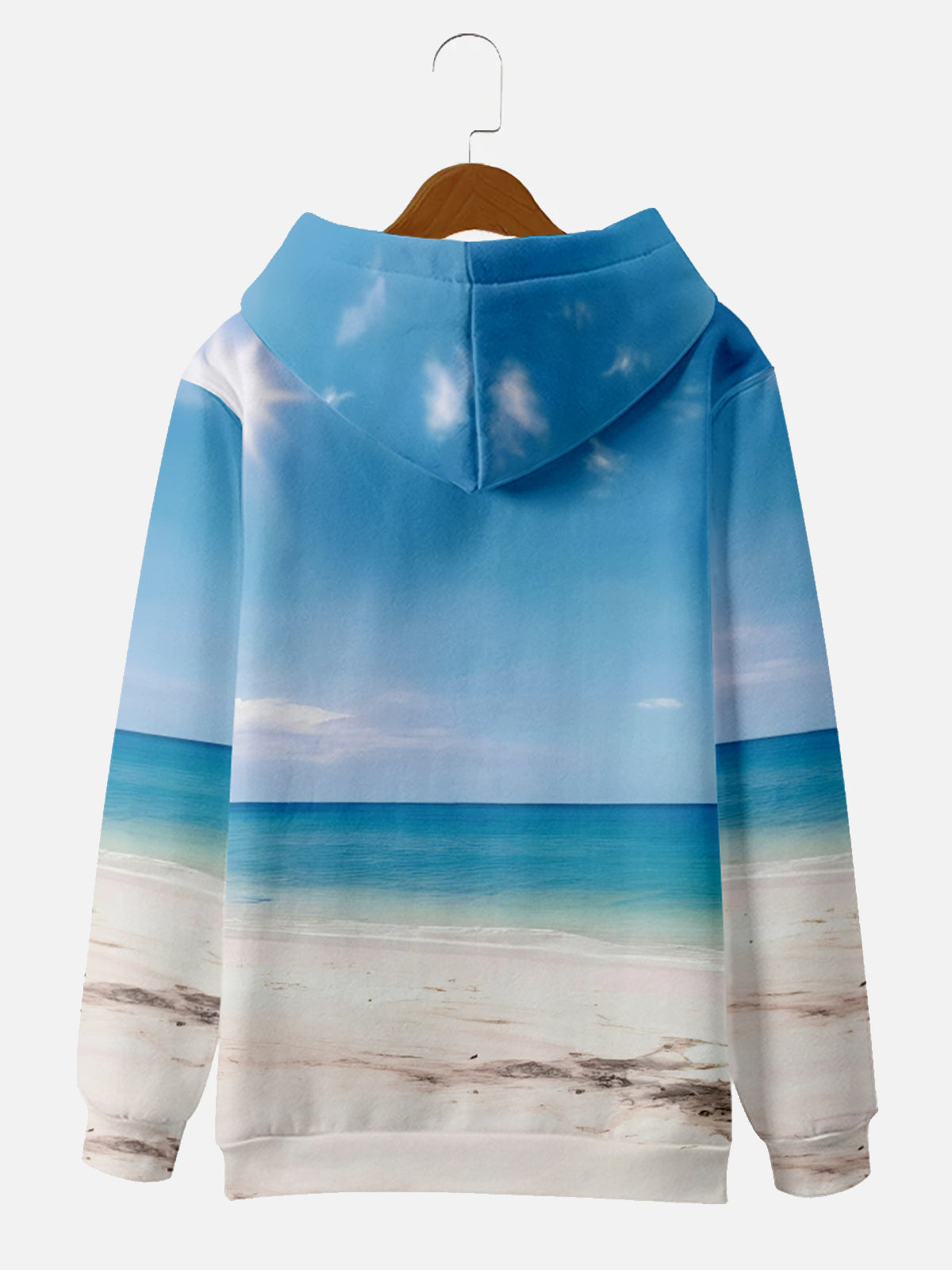 Men's Santa Beach Hoodie Sweatshirt Eleven Oasis