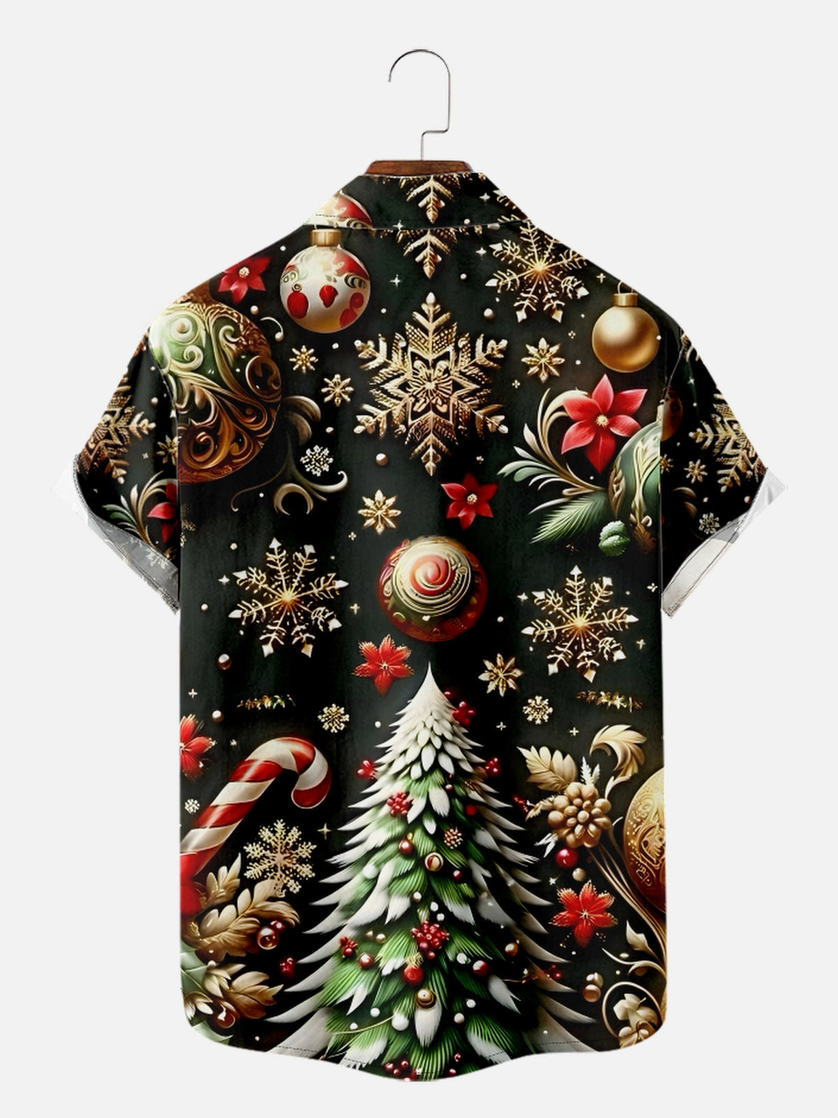 Men's Christmas Surrounding Short Sleeve Shirt