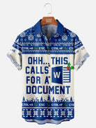 Men's Microsoft Office Funny Short Sleeve Shirt ElevenOasis