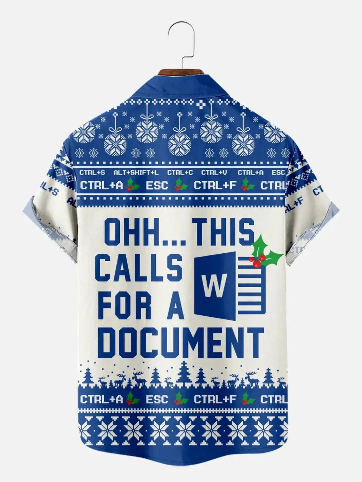 Men's Microsoft Office Funny Short Sleeve Shirt ElevenOasis