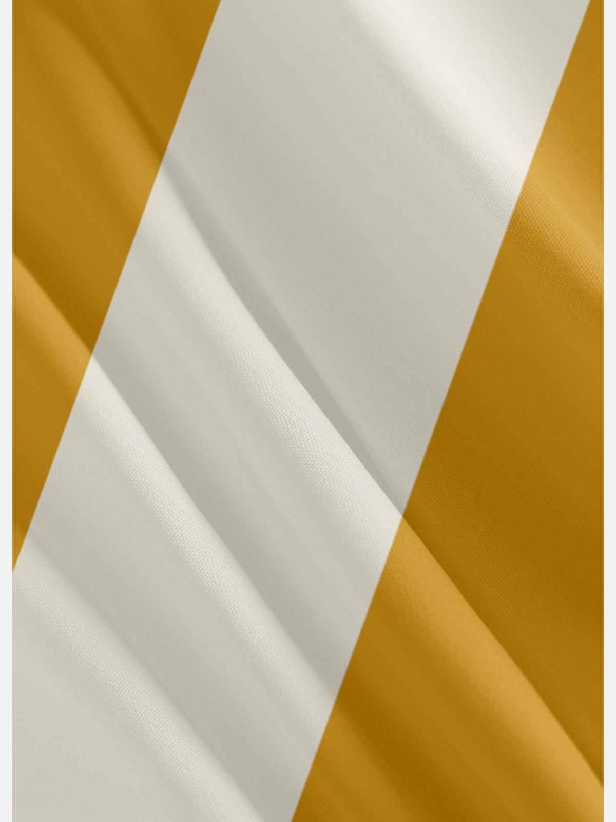 Men's Nostalgia Yellow and White Stripe Short Sleeve Shirt Eleven Oasis