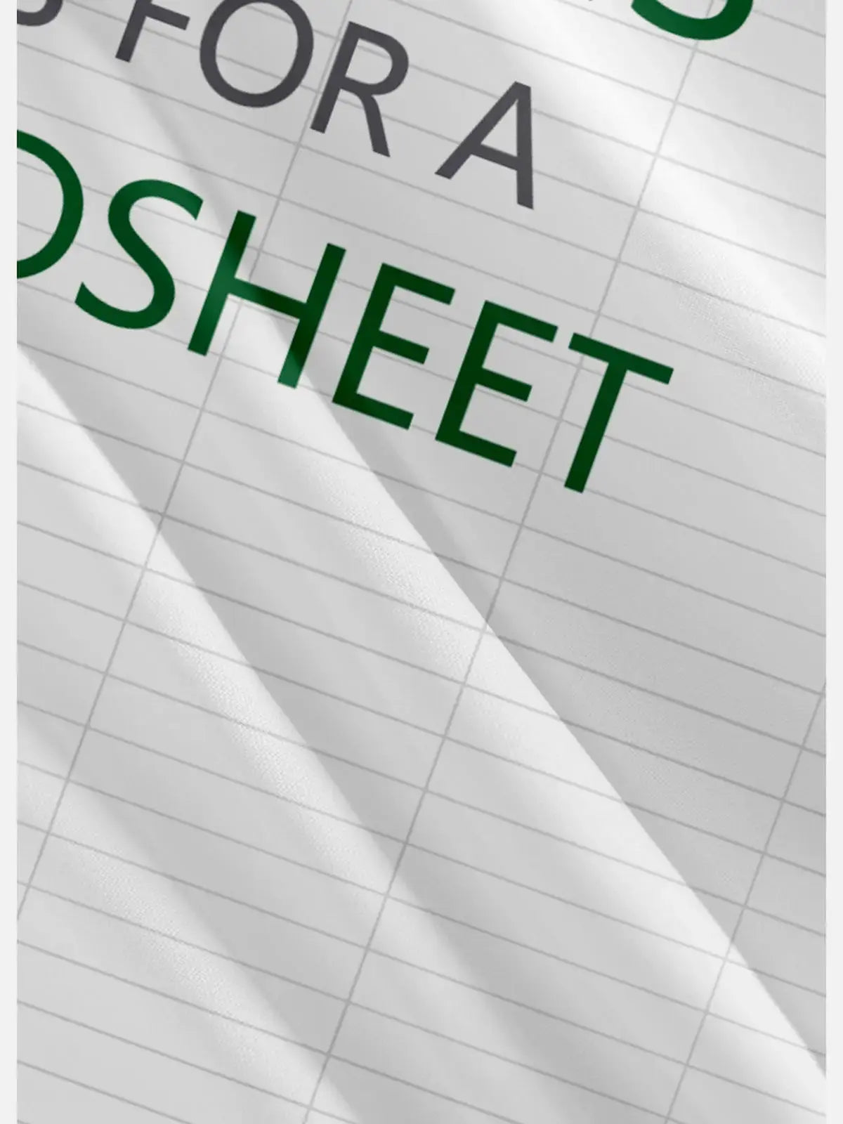 Men's Office Humor Excel Spreadsheet Short Sleeve Shirt ElevenOasis