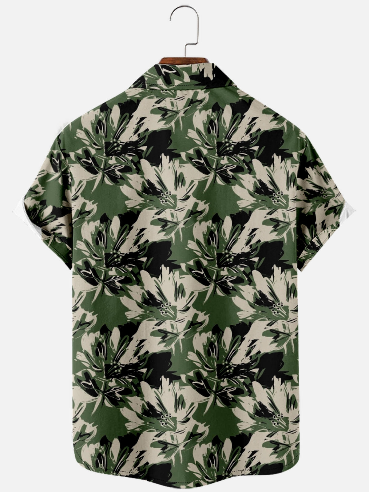 Men's Tropical Leaf Short Sleeve Shirt Eleven Oasis