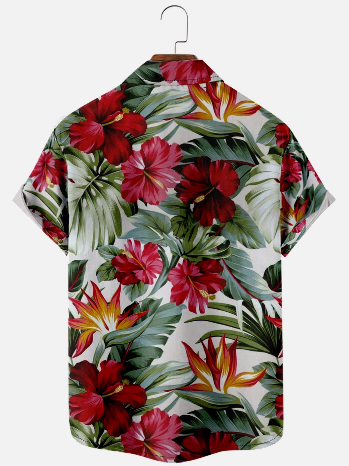 Men's Tropical Stripe Short Sleeve Shirt Eleven Oasis