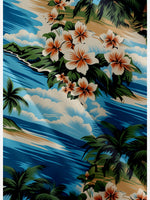 Men's Classic Hawaiian Paradise Short Sleeve Shirt Eleven Oasis