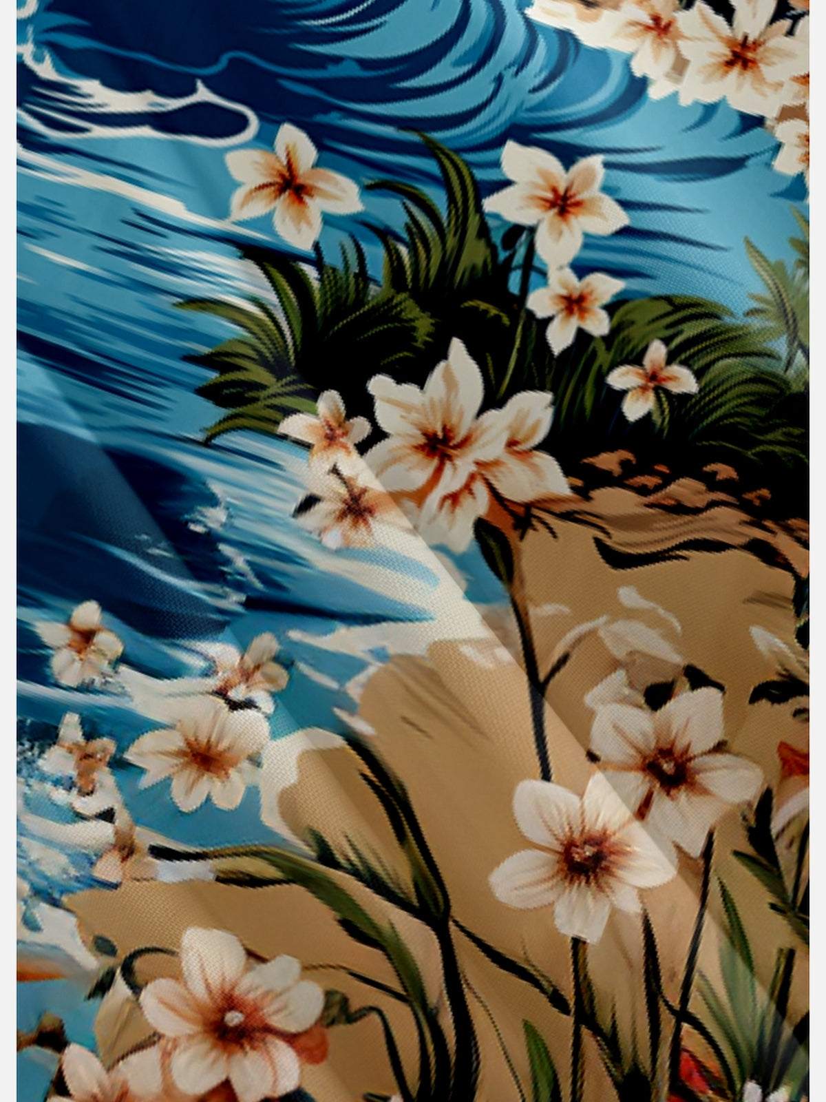 Men's Island Paradise Hawaiian Short Sleeve Shirt Eleven Oasis