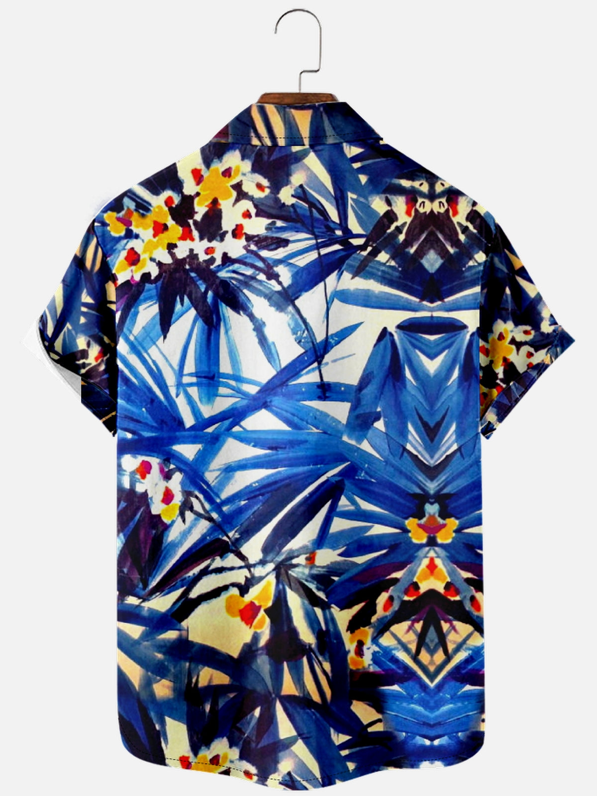 Men's Abstract Floral Short Sleeve Shirt Eleven Oasis