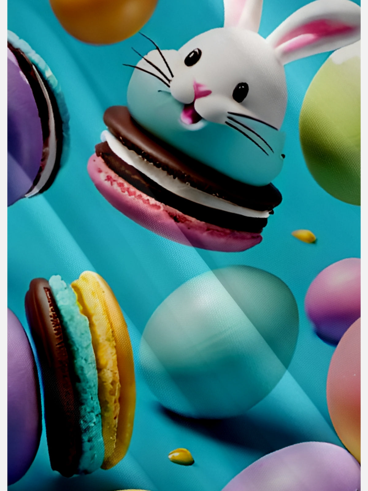 Men's Easter Bunny and Treats Short Sleeve Shirt Eleven Oasis