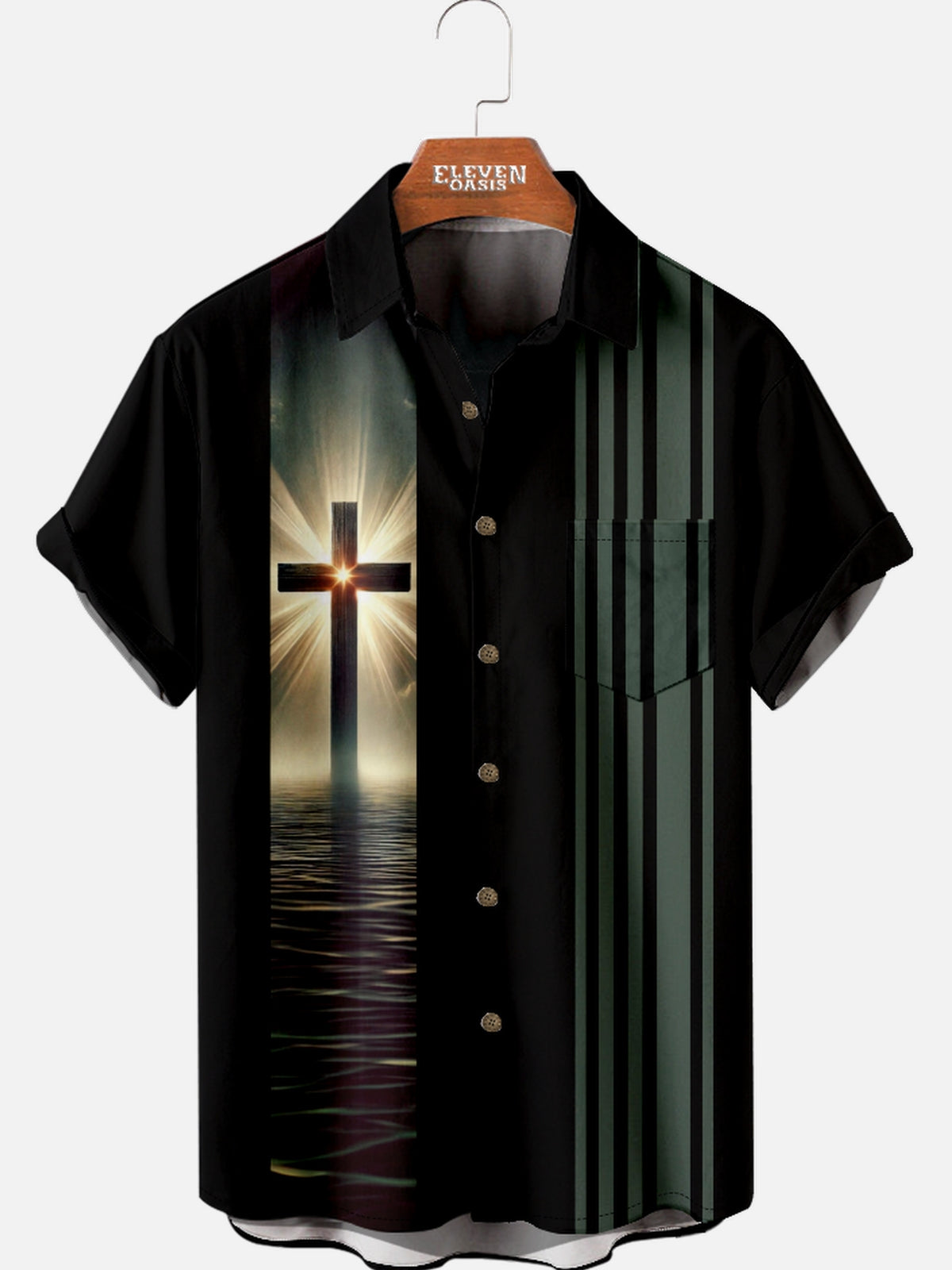 Men's Divine Radiance Short Sleeve Shirt Eleven Oasis