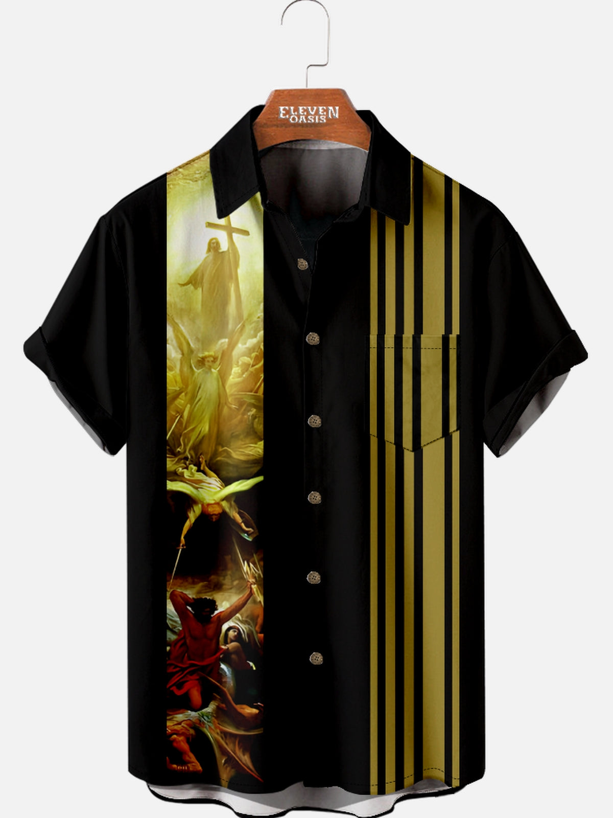 Men's Celestial Triumph Short Sleeve Shirt Eleven Oasis