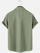 Men's Easter Lily Cross Short Sleeve Shirt Eleven Oasis