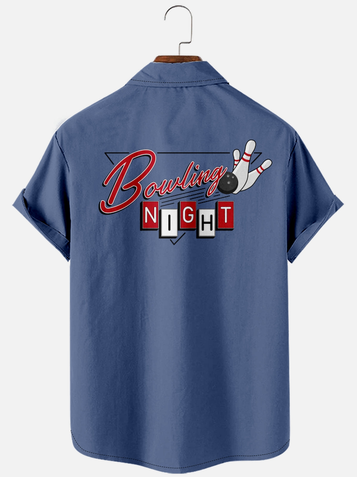 Men's Bowling Night Diamond Short Sleeve Shirts 2 Eleven Oasis