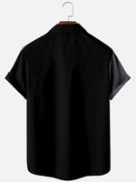 Men's Playing Card Suits Diamond Pattern Short Sleeve Shirt Eleven Oasis