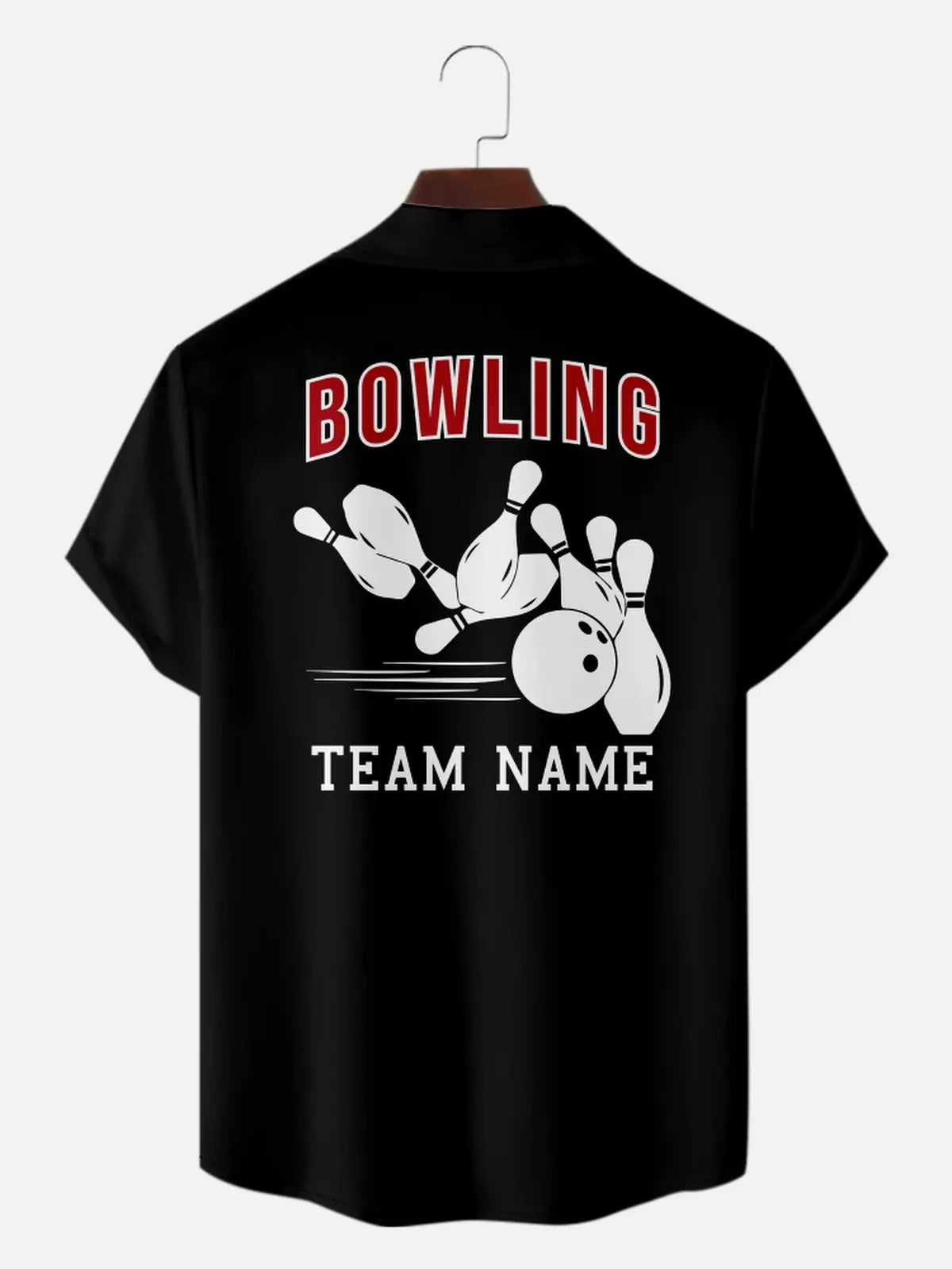 Men's Strike Force Customizable Bowling League Short Sleeve Shirt ElevenOasis