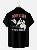 Men's Strike Force Customizable Bowling League Short Sleeve Shirt ElevenOasis