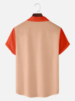 Men's Strike Action Bowling Camp Collar Short Sleeve Shirt Eleven Oasis