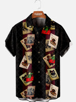 Tall Men's Dark Deck Chaos Short Sleeve Shirt Eleven Oasis