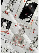 Men's Vintage Playing Cards Collage Short Sleeve Shirt Eleven Oasis