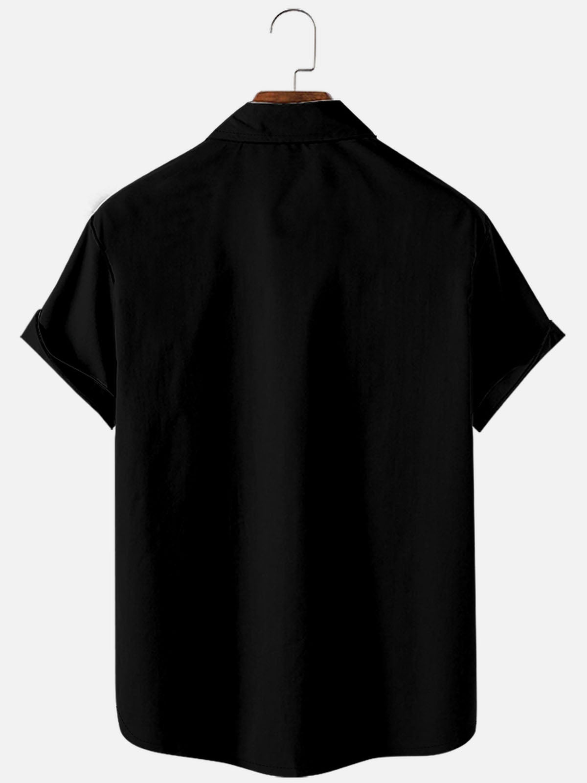 Men’s Playing Cards Spread Collar Short Sleeve Shirt Best Gambler I‘m Just Here For The Pot ElevenOasis