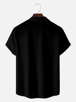 Men's Playing Cards Camp Collar Short Sleeve Shirt Dead Man's Hand Eleven Oasis