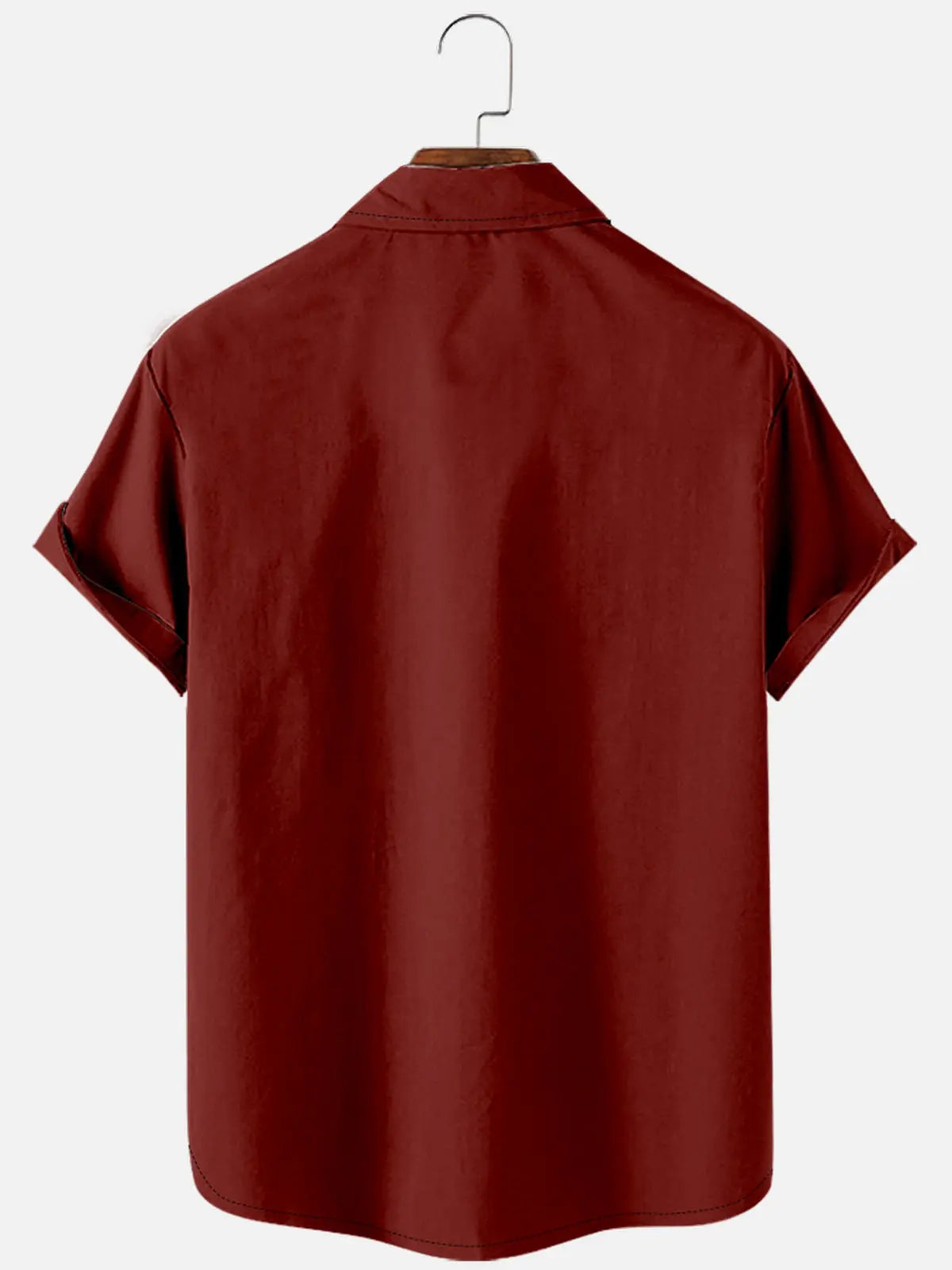 Tall Men's Lucky Skull Dice Stripe Short Sleeve Shirt Eleven Oasis