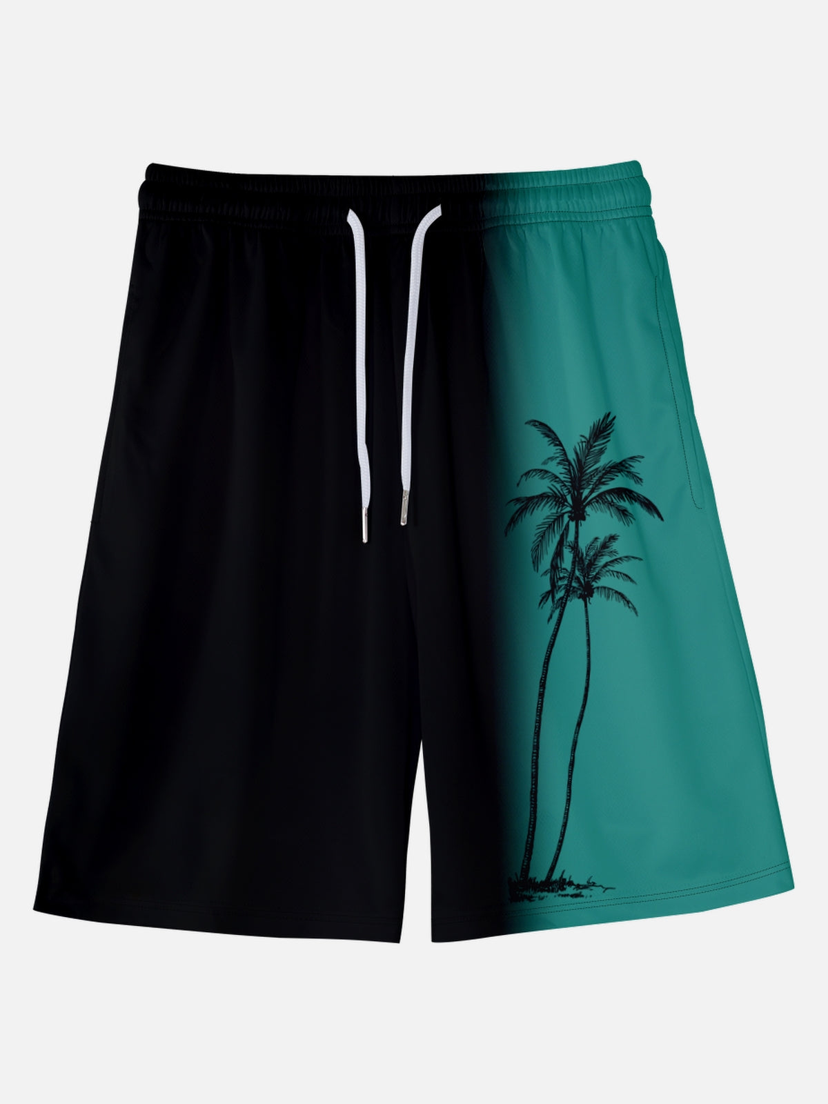 Men's Gradient Palm Vacation Shorts ElevenOasis
