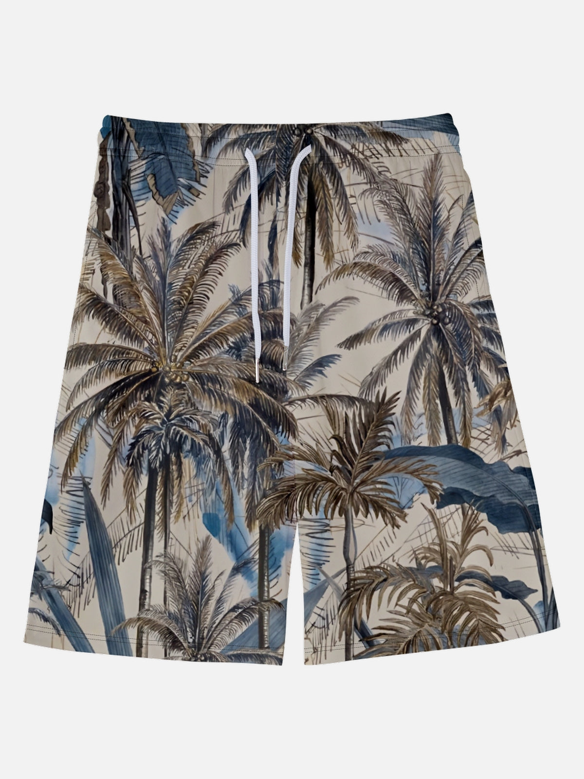 Men's Sunset Palm Wave Vacation Shorts Eleven Oasis
