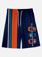 Men's Mid-Century Atomic Starburst Shorts Eleven Oasis