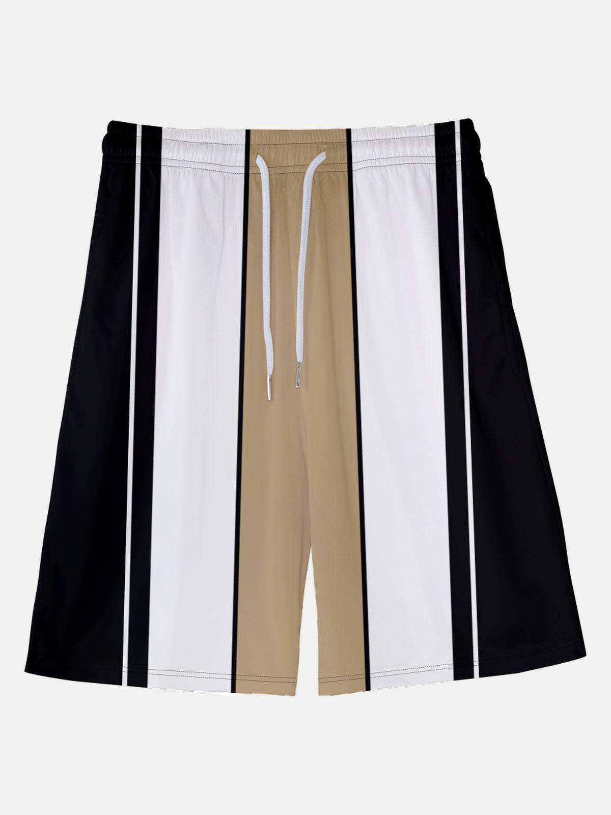 Men's Retro Color Block Athletic Shorts Eleven Oasis