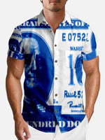 Tall Men's Hundred Dollar Bill Graphic Short Sleeve Shirt Eleven Oasis