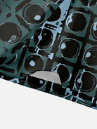 Men's Vintage Speaker Wall Pattern Short Sleeve Shirt Eleven Oasis