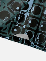 Men's Vintage Speaker Wall Pattern Short Sleeve Shirt Eleven Oasis