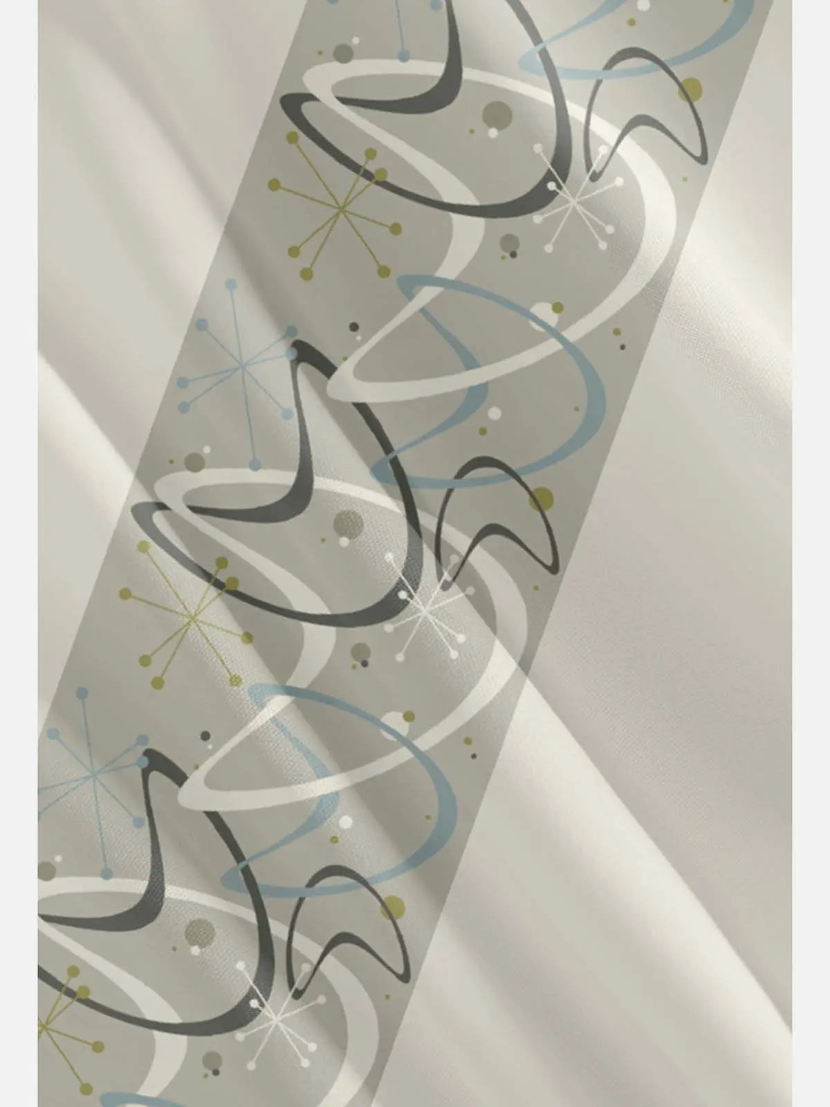 Tall Men's Atomic Age Space Bowling Short Sleeve Shirt Eleven Oasis