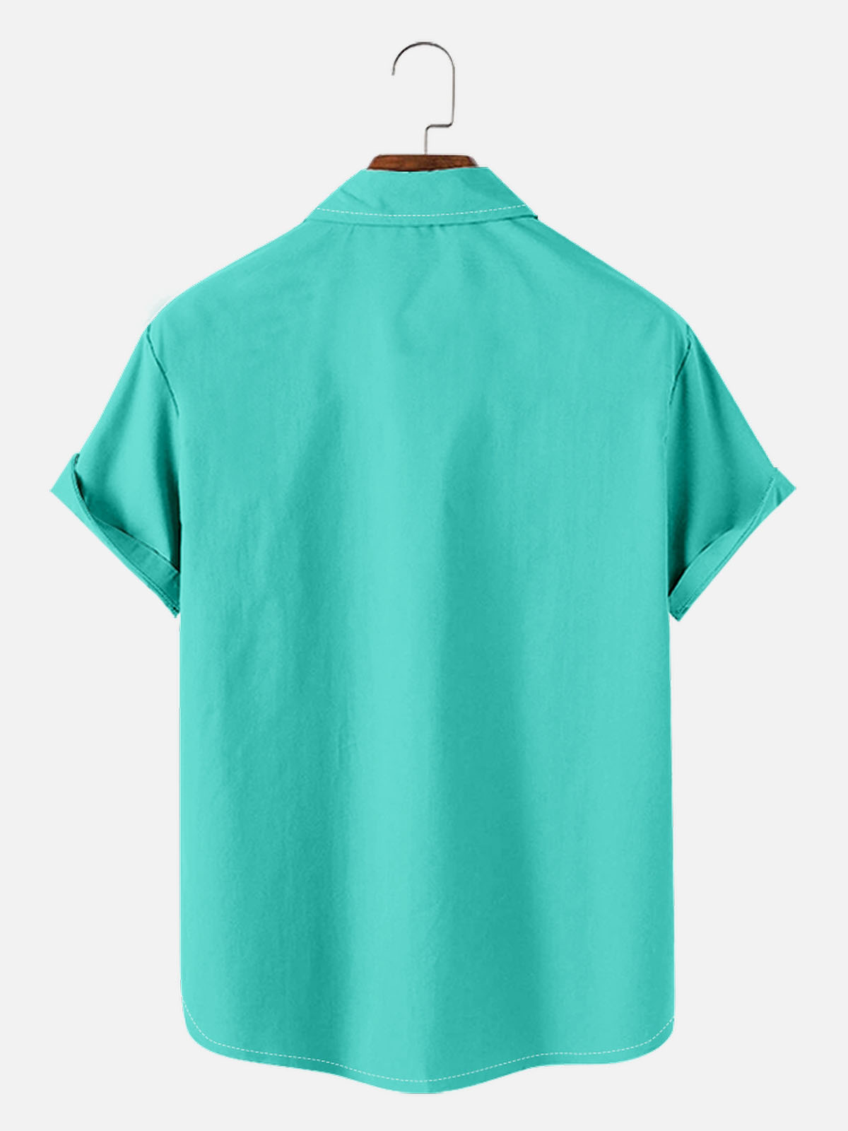 Men's Mid-Century Atomic Boomerang Short Sleeve Shirt ElevenOasis