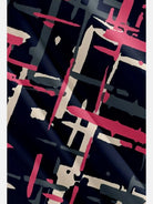 Tall Men's Abstract Brush Stroke Short Sleeve Shirt Eleven Oasis